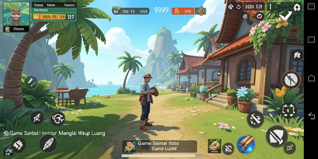 Gameplay menarik dari 9399 dengan grafis cerah dan karakter lucu.