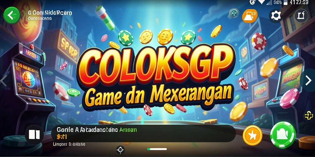 Gameplay seru dan menantang di COLOKSGP dengan berbagai level menarik.