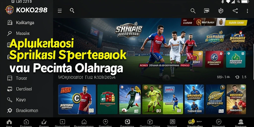Tampilan menarik dari gameplay KOKO288 di Sportsbook.