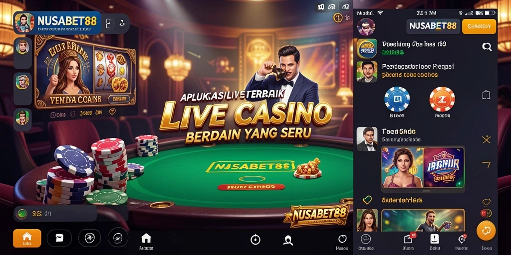 Screenshot gameplay NUSABET88 dengan dealer profesional dan atmosfer yang mendebarkan.