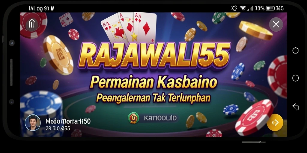 Tampilan menarik dari gameplay Kasino RAJAWALI55 dengan fitur interaktif.