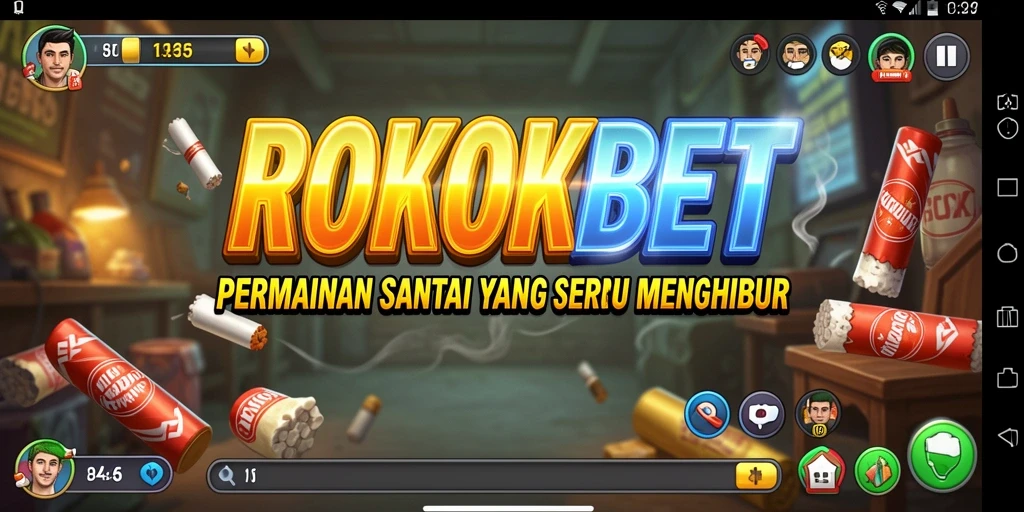 Gameplay ROKOKBET yang menarik dan penuh warna.