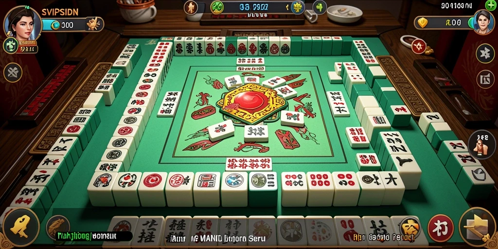 Screenshot gameplay <strong>SVIPSIDN</strong> menunjukkan aksi seru pencocokan ubin Mahjong.